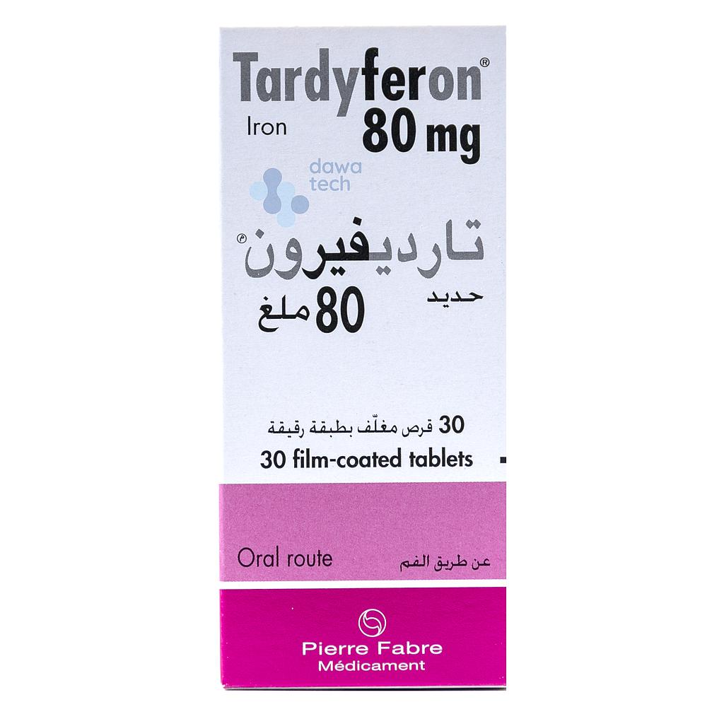 TARDYFERON 80MG TAB 30