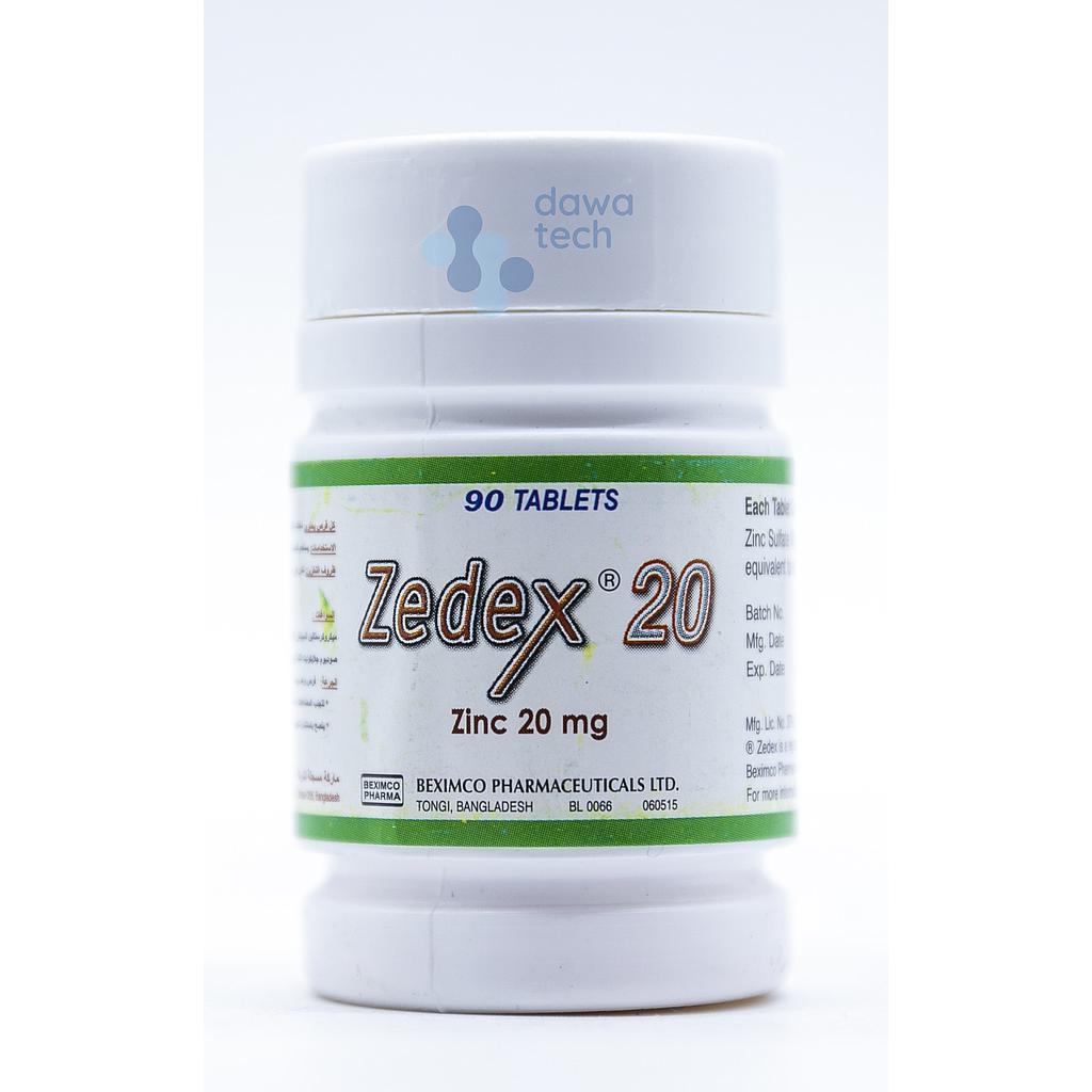 ZEDEX 20MG TAB 30