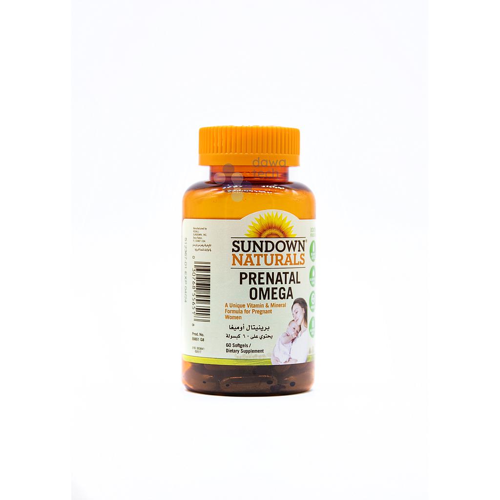 SUNDOWN PRENATAL+ OMEGA SIZE 30