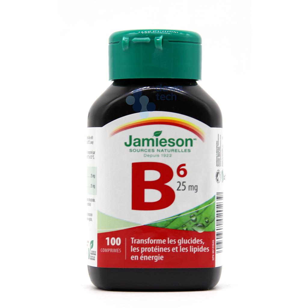 JAMIESON Vit B6 25 Mg 100Tab