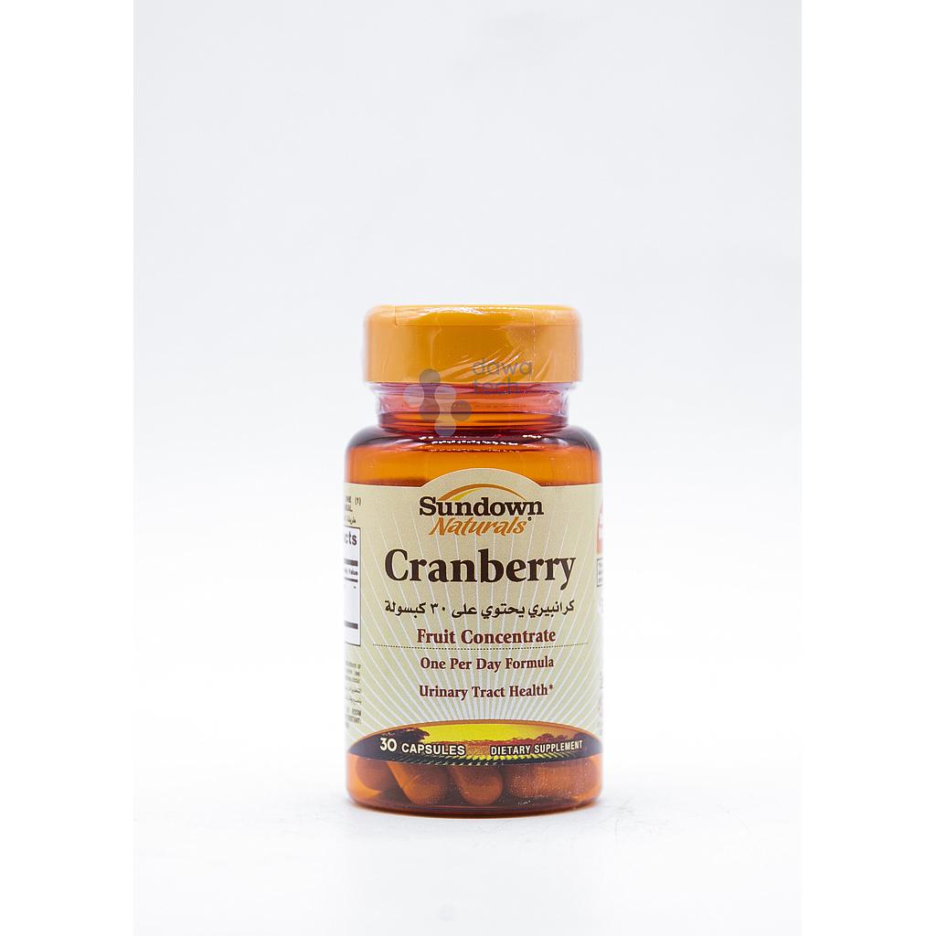 SUNDOWN CRANBERRRY 30 caps