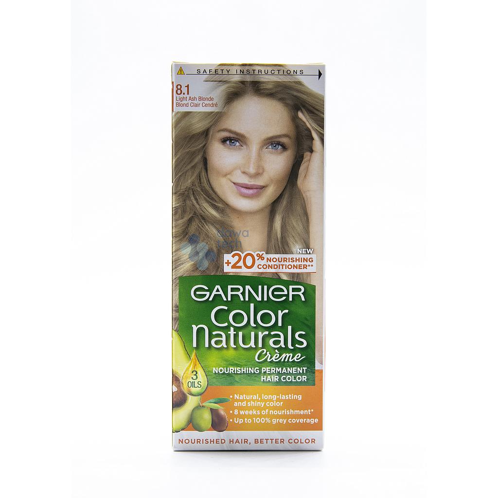 GARNIER (8.1) اشقر فاتح رمادي