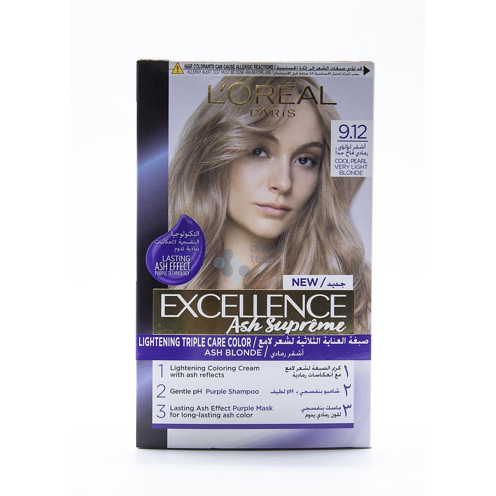 LOREAL EXCELLENCE (9.12) COOL PEARL VERY LIGHT BLOND