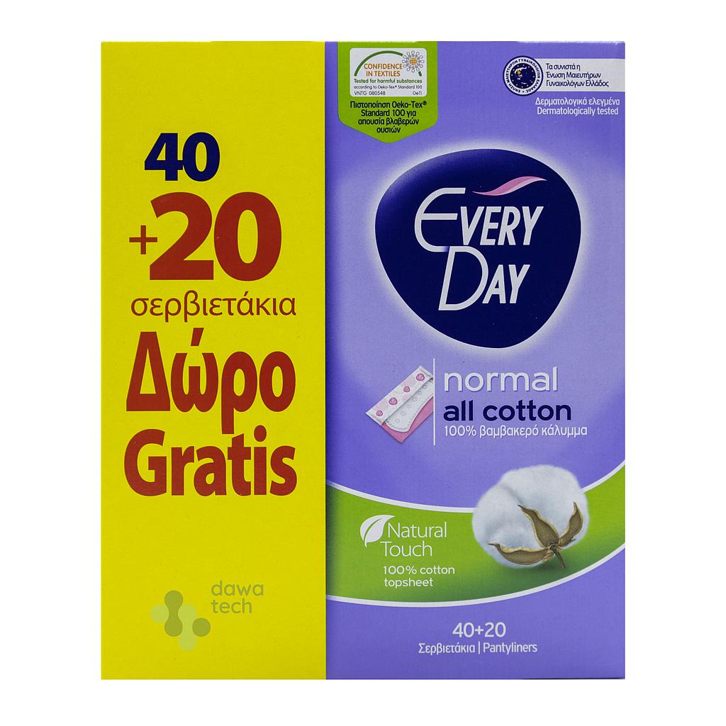 Everyday Normal All Cotton 40+20 Liners 256